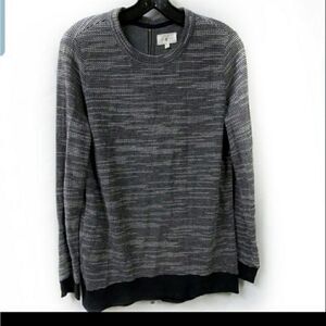 Lou & Grey Black Tunic Sweater Size  Small Long Sleeve